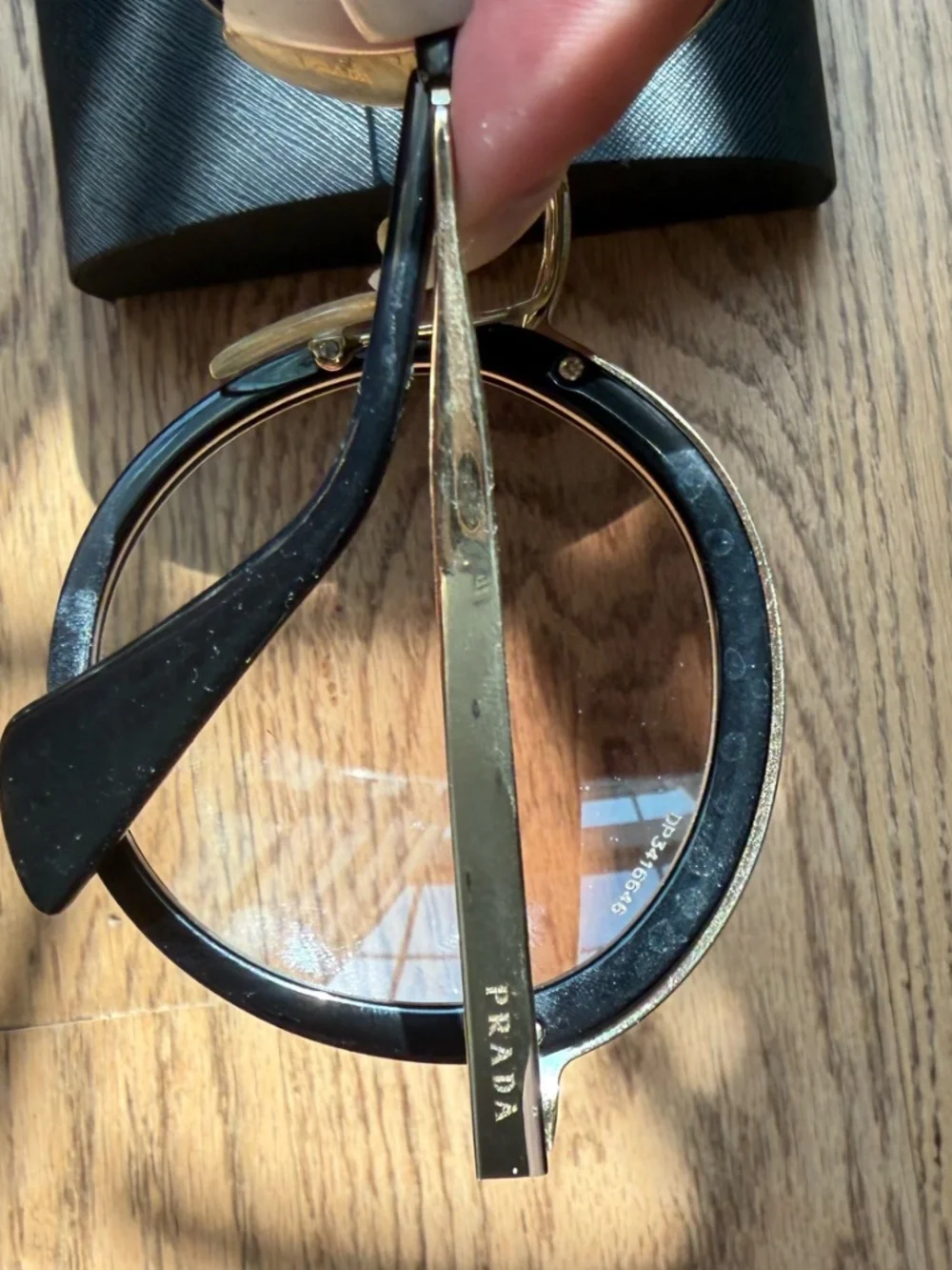 Prada - Prada Cinéma - Black Round Sunglasses
